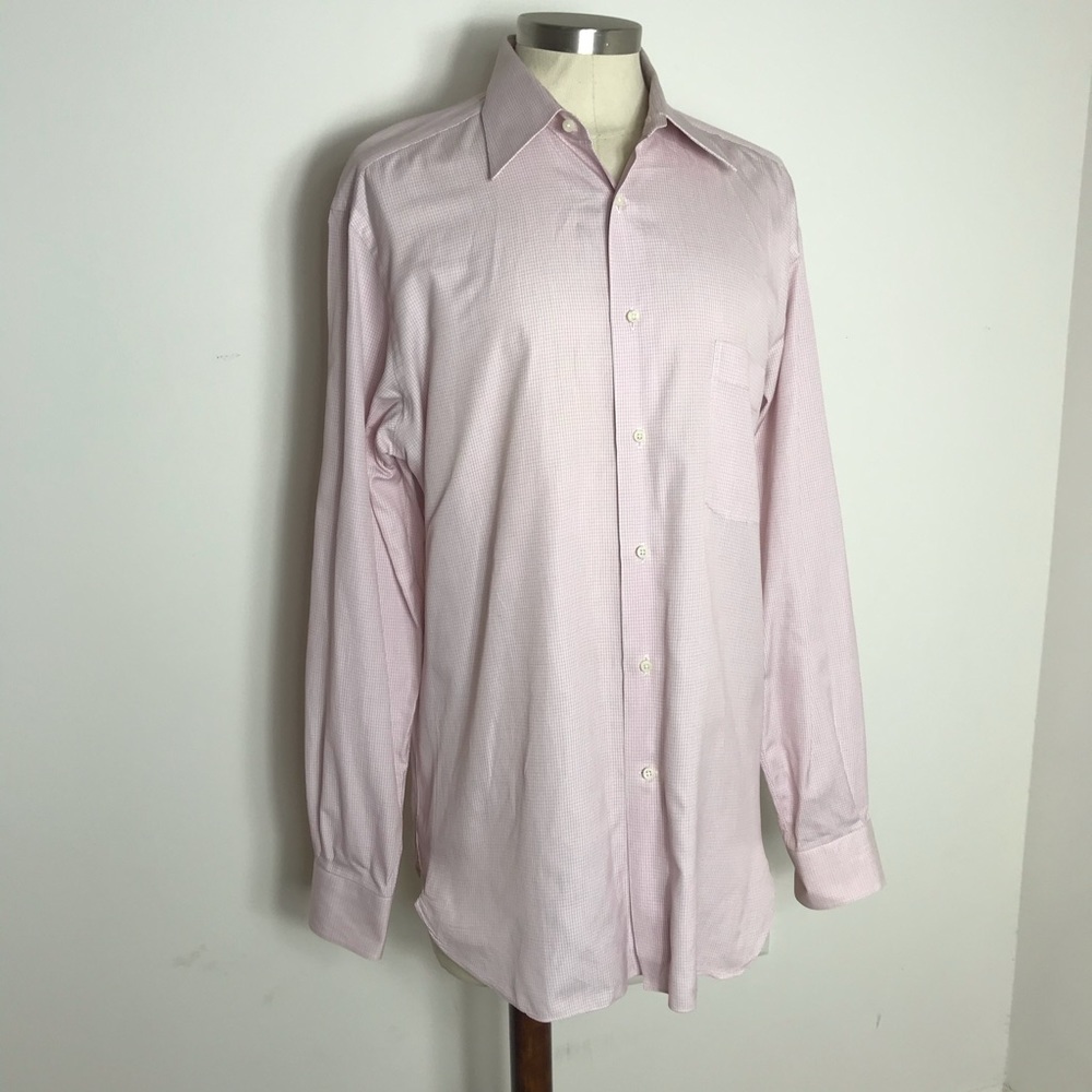 Ermenegildo Zegna Pink Striped dress Shirt